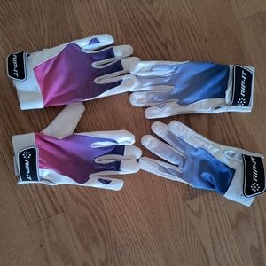 Rip it Youth Large Softball Batting Gloves 2 pairs
